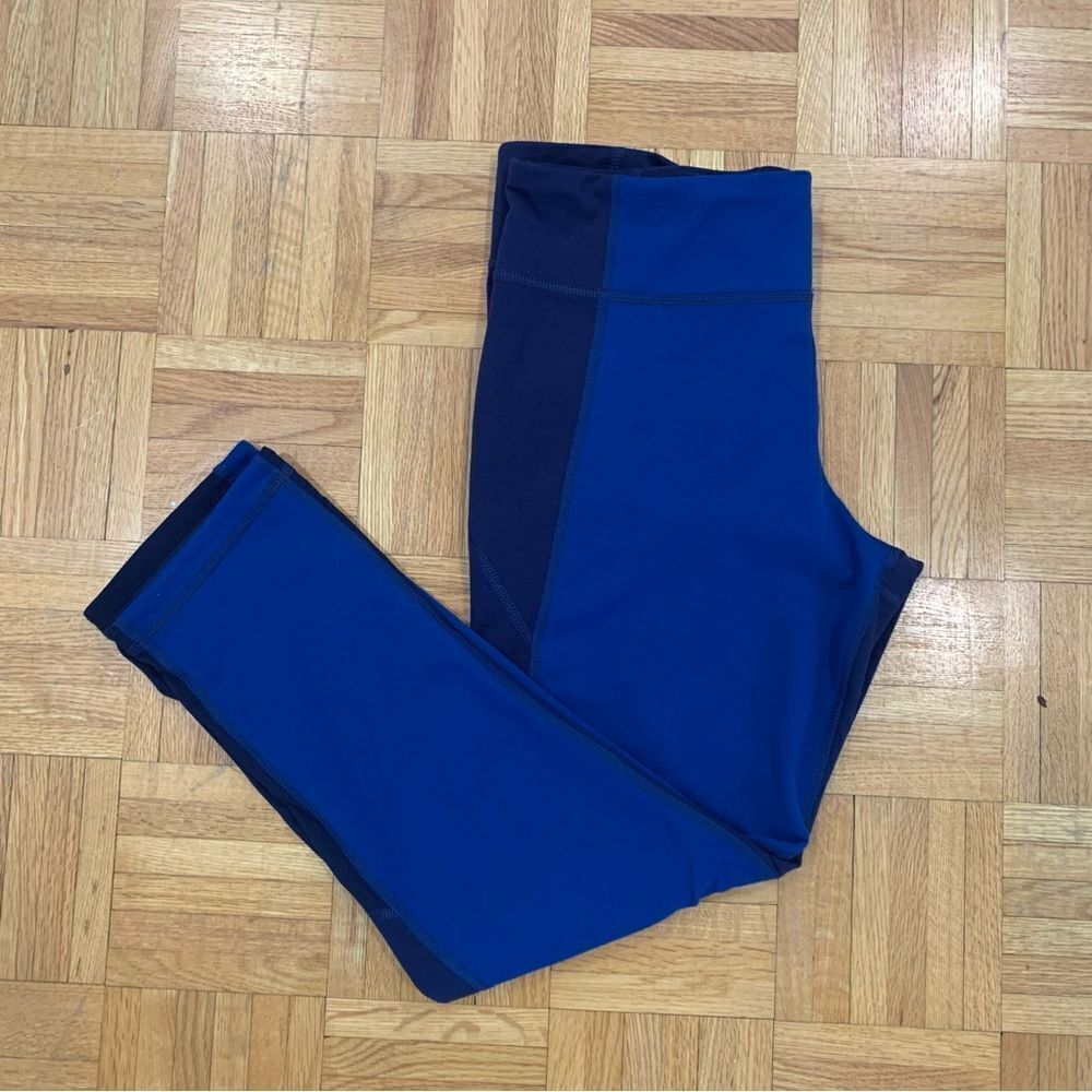 Under Armour Blue Two Tone Capri Leggings